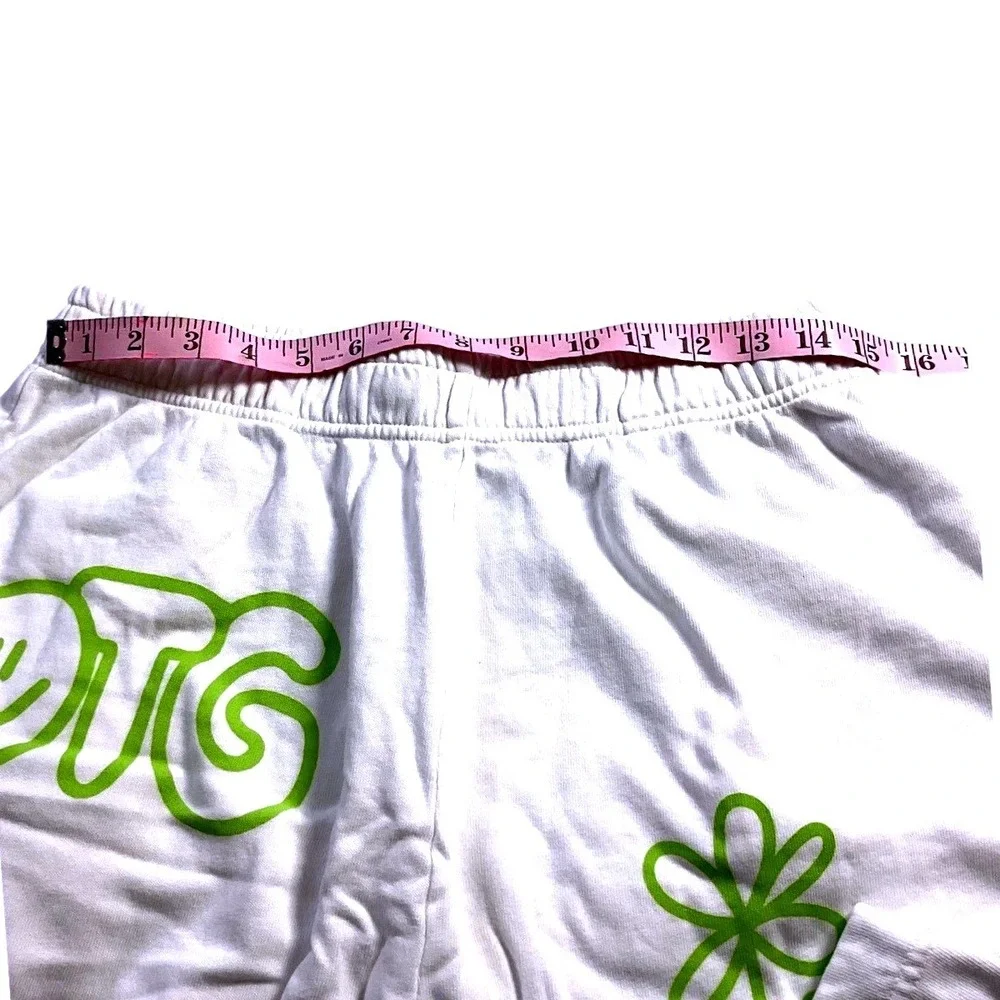 Off The Grid Records John Summit What A Life White Sweat Shorts Mens Medium
